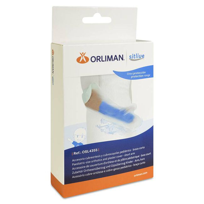 Orliman Cubreortesis y Cubrescayolas Adulto – Brazo Corto OSL4350 Talla Universal, 1 Unidad