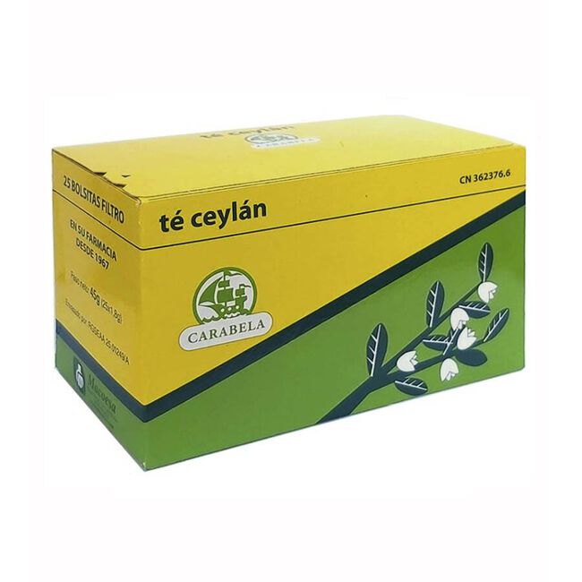 Carabela Té Ceylán, 15 bolsas