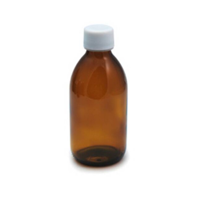 José Mestre Frasco Vidrio Topacio con Tapa 250 ml, 20 Unidades