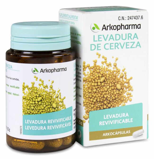 Arkopharma Arkocápsulas Levadura de Cerveza, 48 Cápsulas
