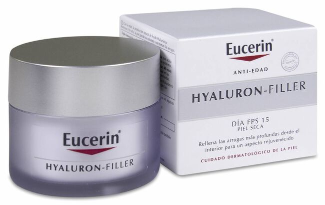 Eucerin Hyaluron Filler Antiedad Día SPF 15+, 50 ml