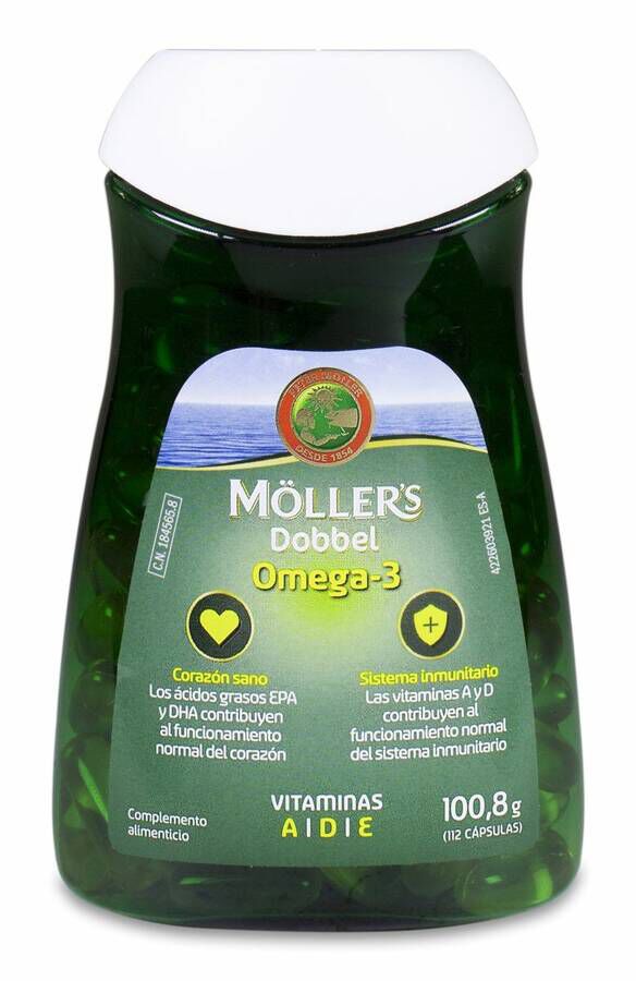 Möller's Dobbel Omega-3, 112 Cápsulas