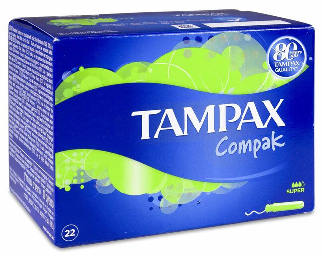Tampax Compak Super, 22 Uds