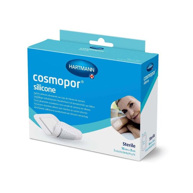 Cosmopor Silicone 10x8cm, 5 Unidades