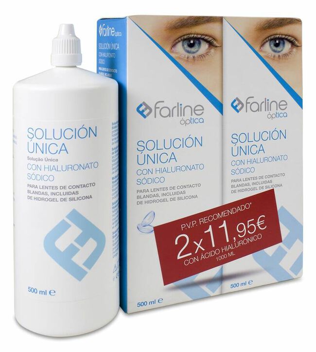 Pack Farline Solución Única AH, 500 ml, 2 Uds
