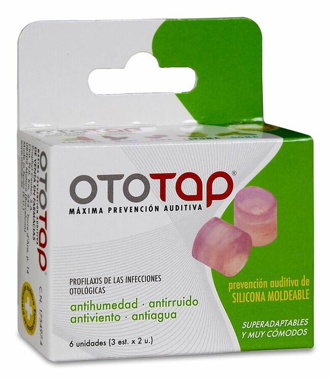 Tapones Oídos Silicona 6 uds