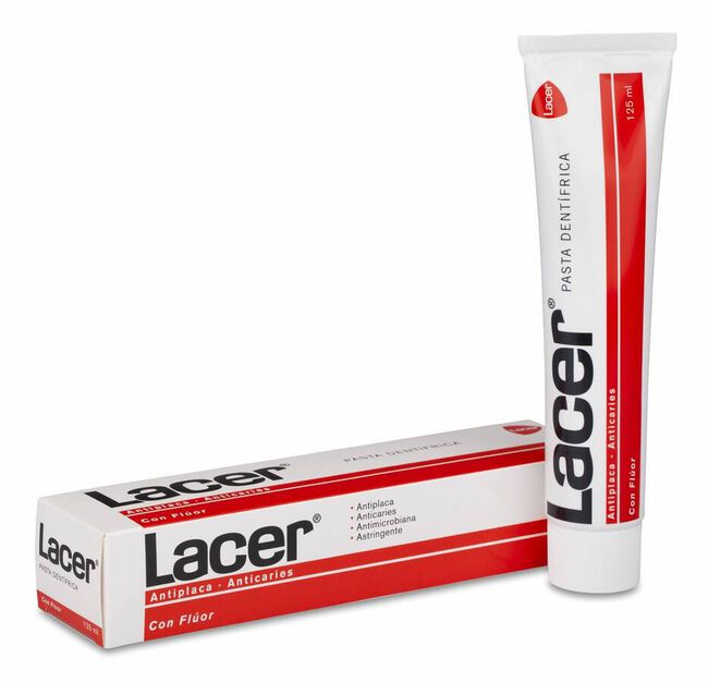 Lacer Pasta Dentífrica con Flúor, 125 ml