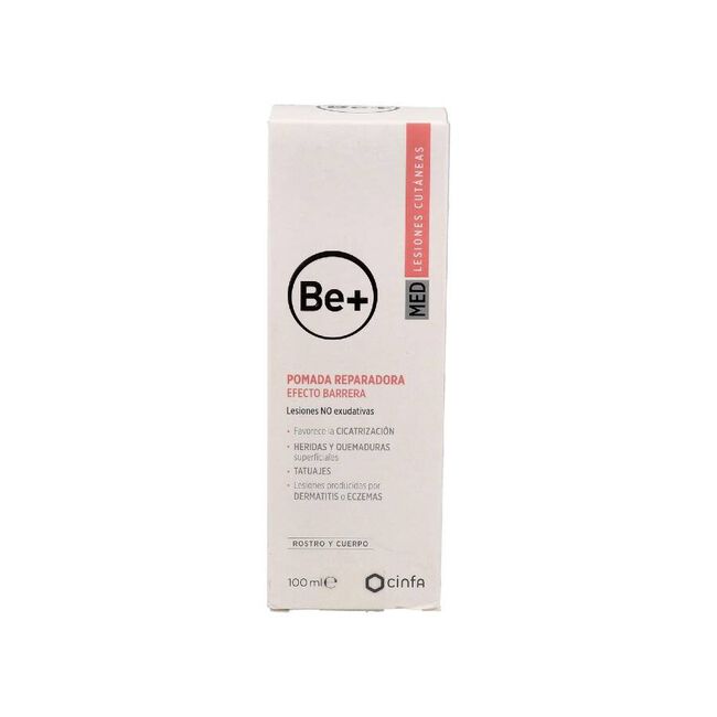 Be+ Pomada Reparadora Efecto Barrera, 100 ml