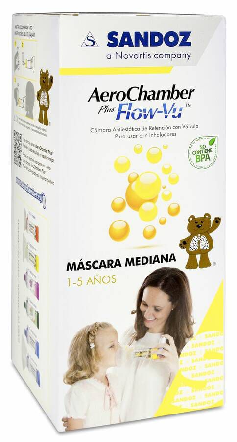 AeroChamber Inhalador Infantil, 1 Ud