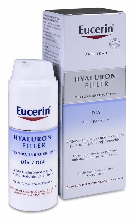 Eucerin Hyaluron-Filler Textura Enriquecida Crema de Día, 50 ml