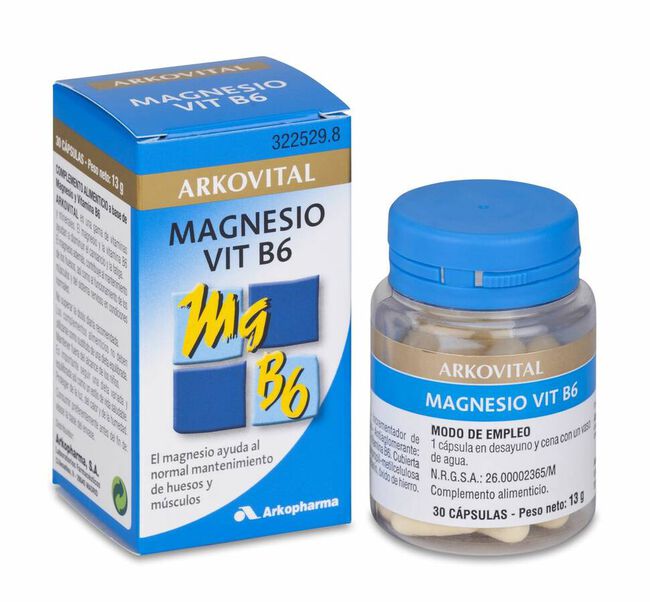 Arkopharma Arkovital Magnesio 73,5 mg, 30 Cápsulas