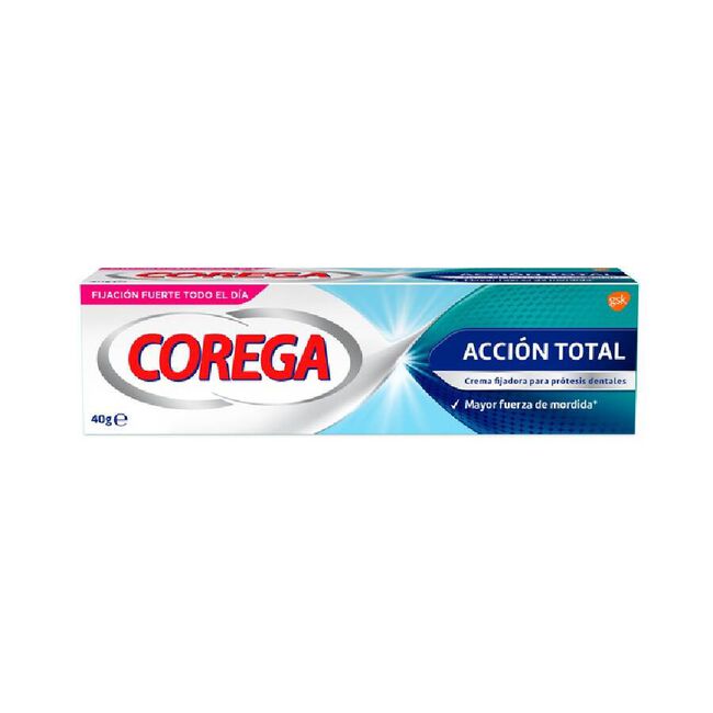 Corega Acción Total Crema Fijación 3D, 40 g