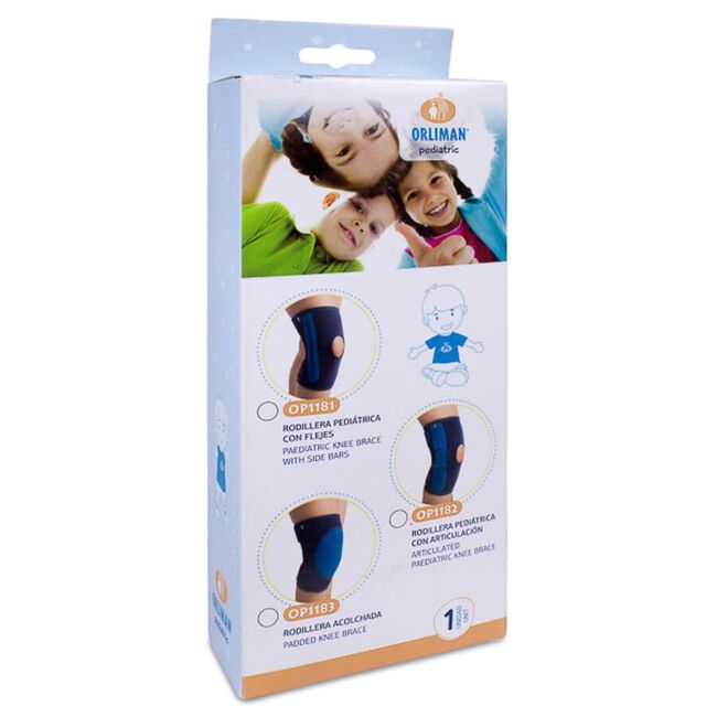 Orliman Rodillera Pediátrica Flejes OP1181 Talla 2 26-32, 1 Unidad