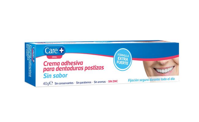 Care+ Crema Adhesiva Dentadura Postiza, 40 g
