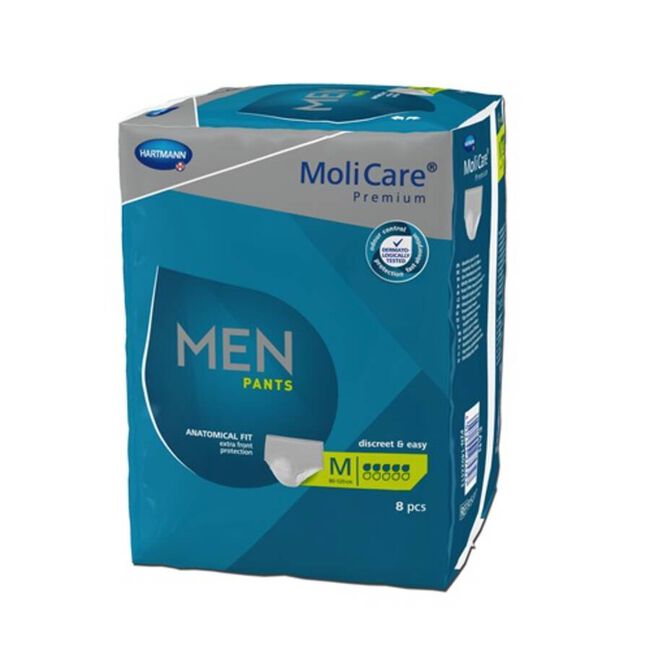 MoliCare Premium Men Pants 5 Gotas Talla M, 8 Uds