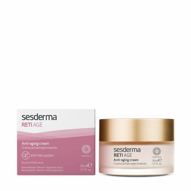 Sesderma Retiage Crema Facial Antienvejecimiento, 50 ml