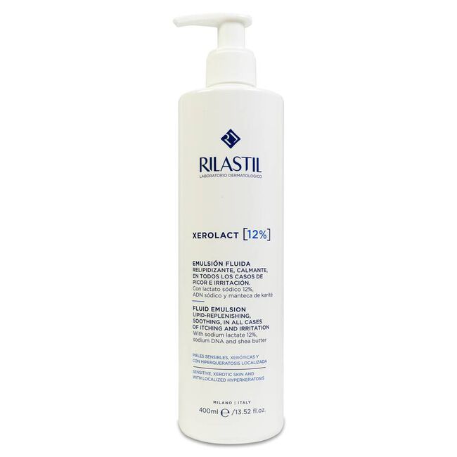 Rilastil Xerolact 12% Emulsión Fluida, 400 ml