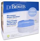 Miniatura de imagen de Dr. Brown's Esterilizador Azul de Vapor para Microondas, 1 Ud
