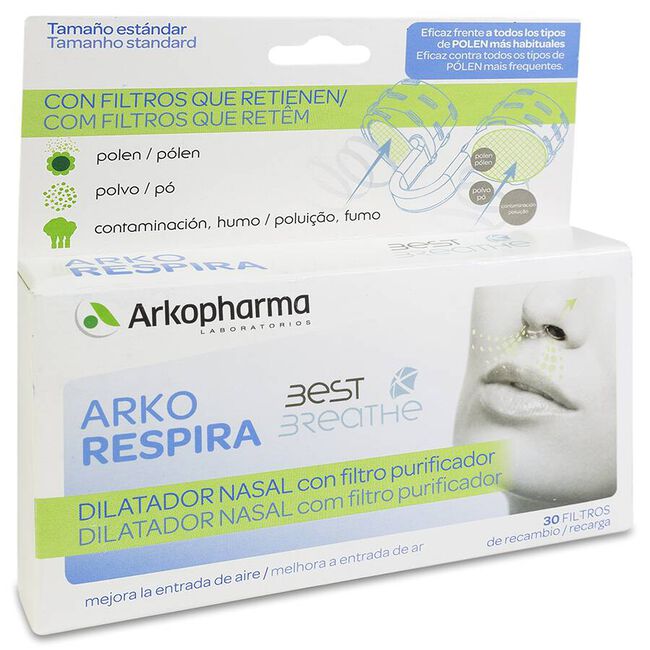 Arkopharma Arkorespira Dilatador Nasal con Filtro, 1 Ud