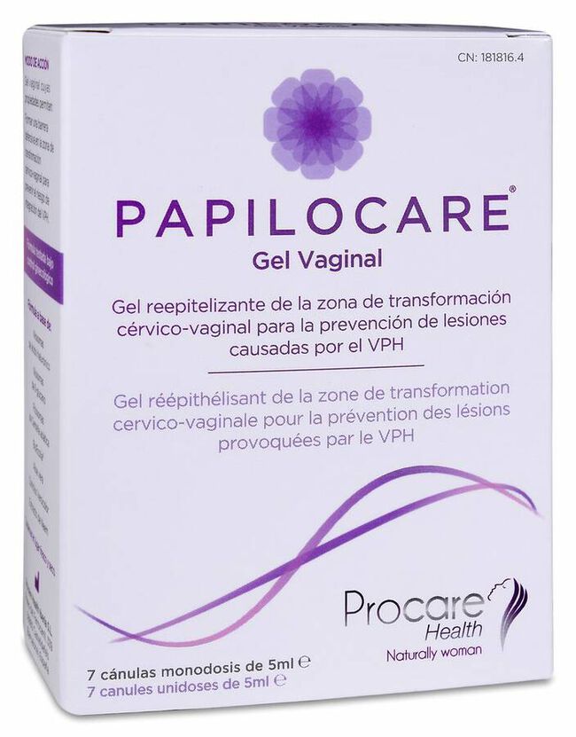 Papilocare Gel Vaginal Reepilizante, 7 Uds