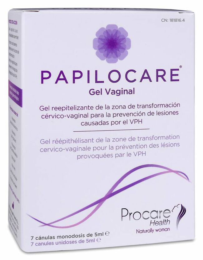 Papilocare Gel Vaginal Reepilizante, 7 Uds