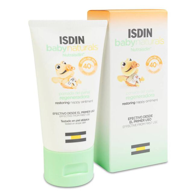 Isdin Baby Naturals Pomada de Pañal Regeneradora, 50 ml