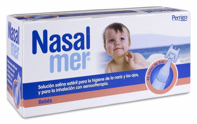 Nasalmer Soluci&oacute;n Salina Unidosis, 40 Uds