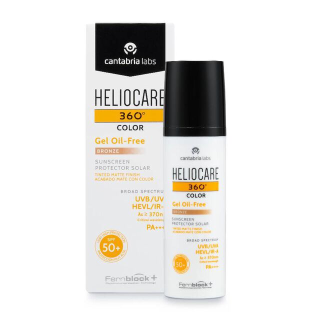 Heliocare 360º Color Gel Oil-Free SPF 50+ Bronze Intense, 50 ml