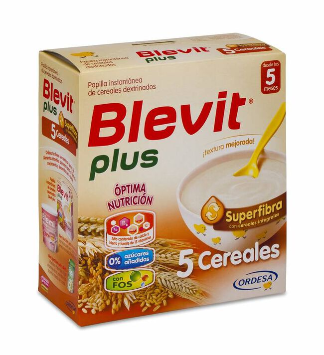 Blevit Plus Superfibra 5 Cereales, 600 g