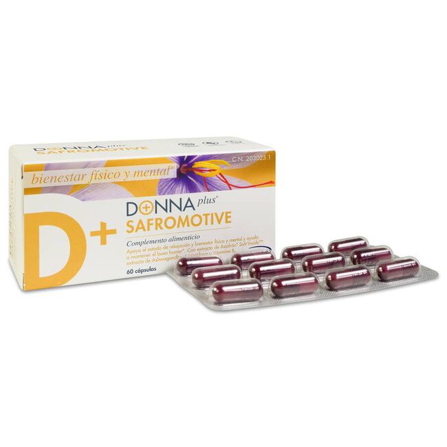 DONNAPlus+ Safromotive, 60 cápsulas