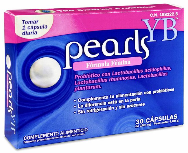Pearls YB Cuidado Íntimo, 30 Cápsulas