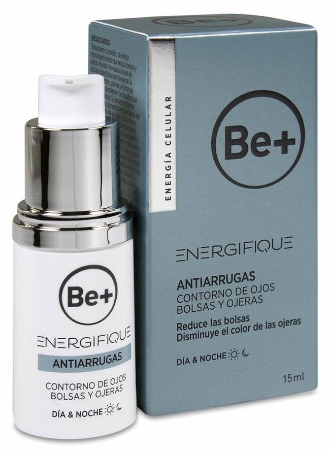 Be+ Energifique Antiarrugas Contorno de Ojos Bolsas y Ojeras, 15 ml