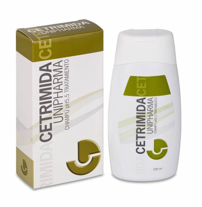 Cetrimida Unipharma Champú, 200 ml