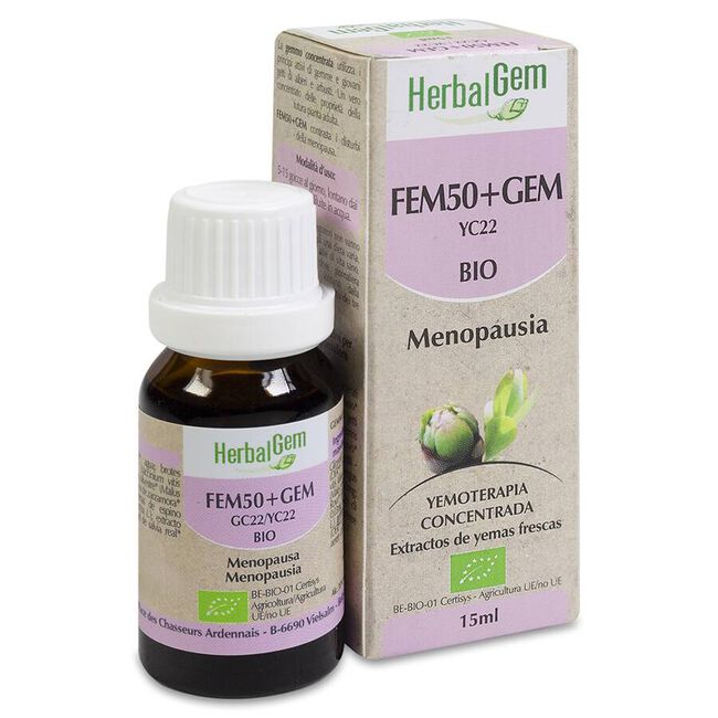Herbalgem Yemoc Fem50+Gem Gc22 Bio, 15 ml