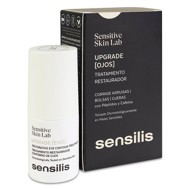 Sensilis Upgrade Crema de Ojos Tratamiento Restaurador, 15 ml
