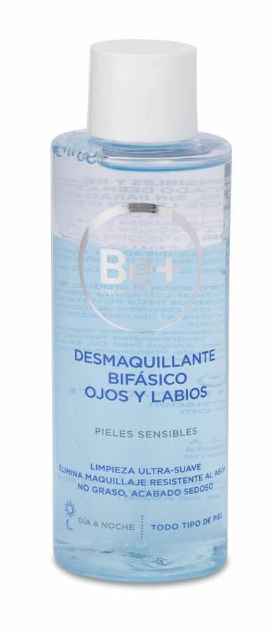 Be+ Desmaquillante Bifásico Ojos y Labios, 150 ml