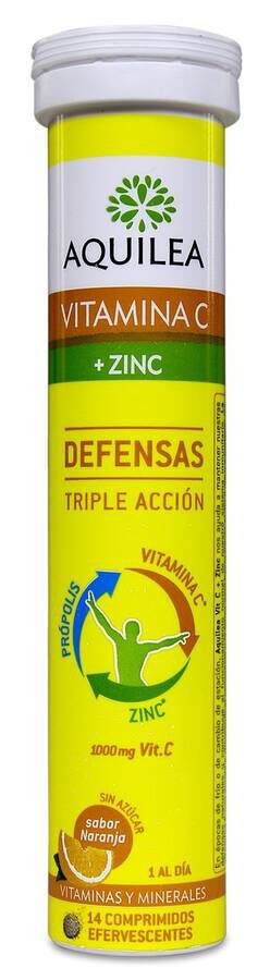 Aquilea Vitamina C+Zinc, 14 Comprimidos
