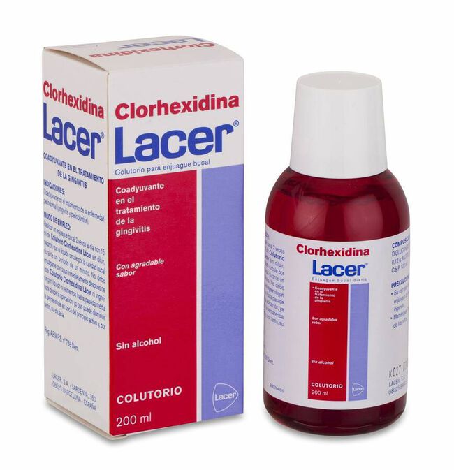 Lacer Colutorio Clorhexidina, 200 ml