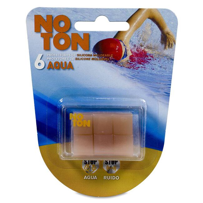 Noton Aqua Sport Tapones de Silicona Moldeable, 6 Uds