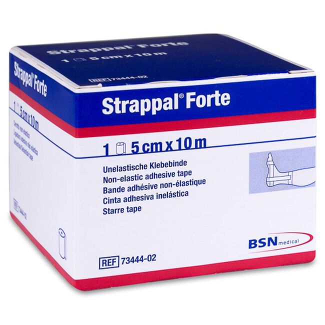 BSN Strappal Forte Cinta Adhesiva, 5 cm x 10 m, 1 Rollo
