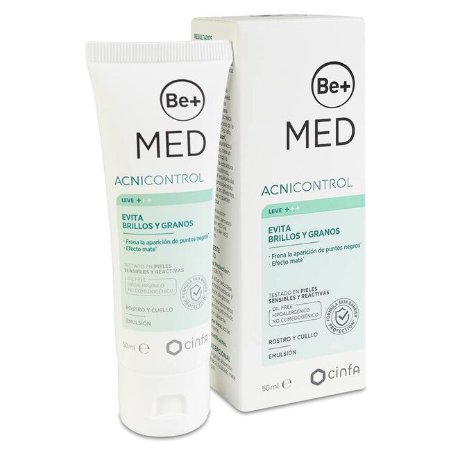Be+ Emulsión Reguladora Matificante, 50 ml