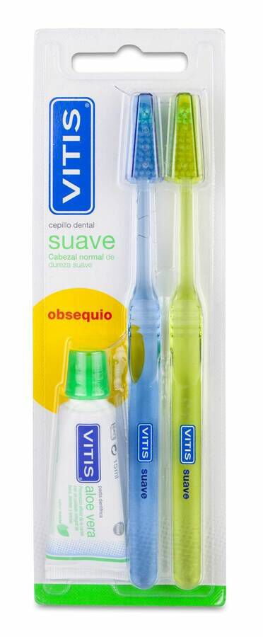 Pack Vitis Cepillo Suave + Pasta Dentífrica, 1 Ud