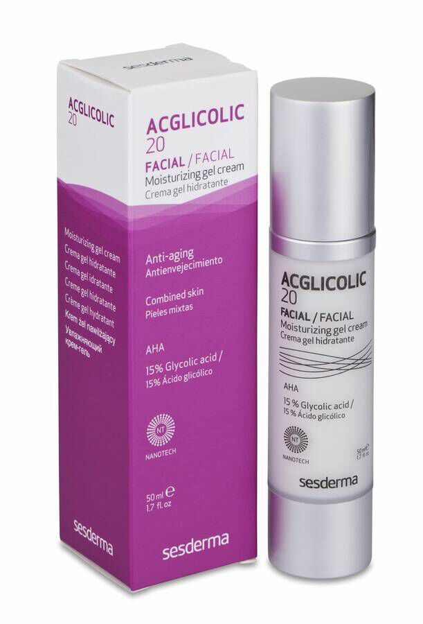 Sesderma Acglicolic 20 Crema Gel Hidratante, 50 ml