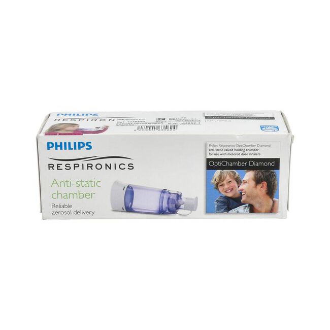 Philips Optichamber Diamond Cámara Inhaladora, 1 unidad