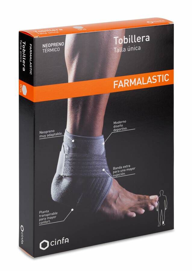 Farmalastic Tobillera Neopreno Talla Única, 1 Ud