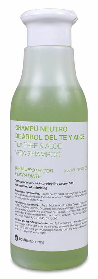 Botánicapharma Champú Aloe Vera y Árbol del Té, 250 ml