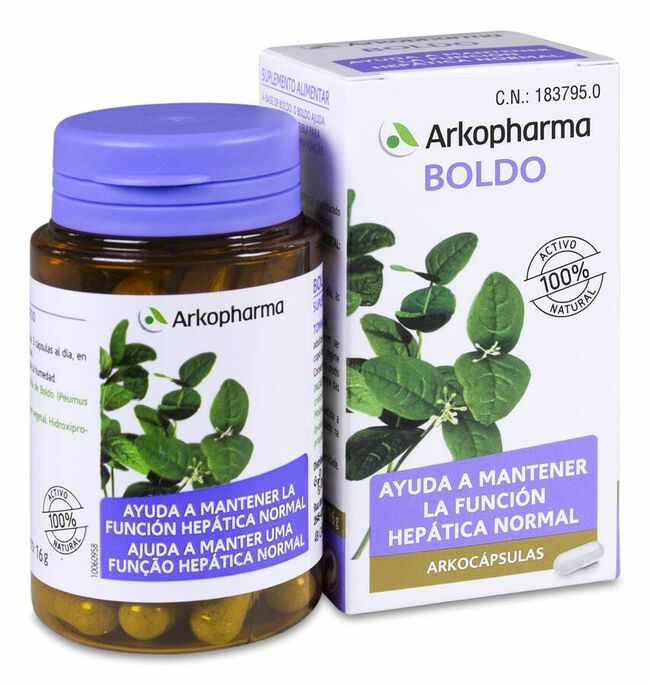 Arkopharma Arkocápsulas Boldo, 48 Cápsulas