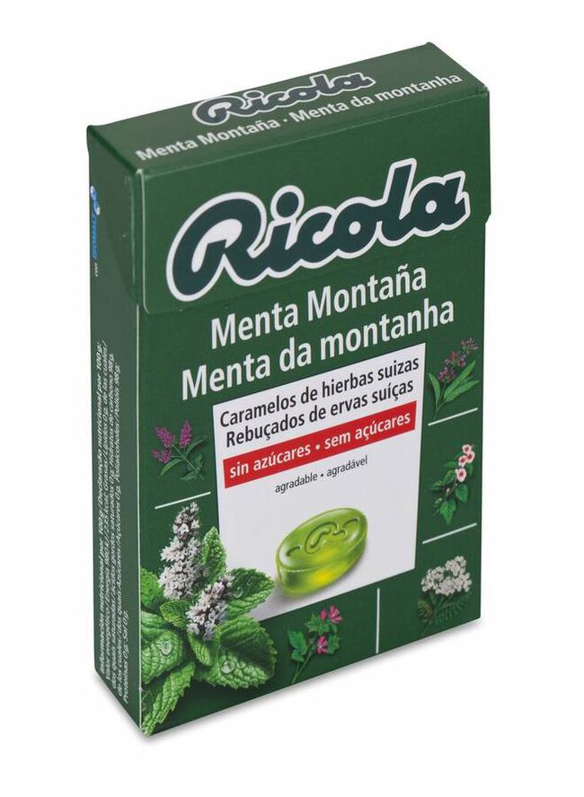 Ricola Caramelos Menta Montaña, 50 g