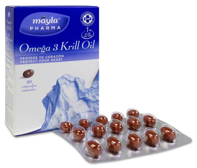 Máyla Pharma Omega 3 Krill Oil, 30 Cápsulas
