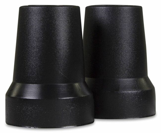 Corysan Contera Negra para Bastón Inglés 18 mm, 2 Uds